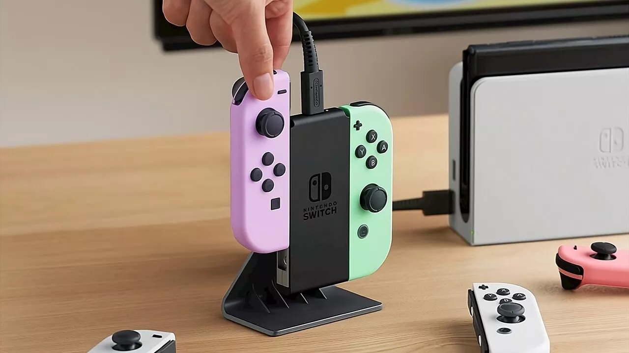 Nintendo Switch: Nach 7 Jahren stellt Nintendo ein Joy-Con-Ladedock vor