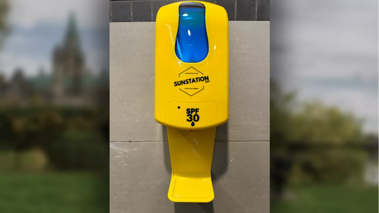 You can get free sunscreen at dispensers at Major's Hill Park