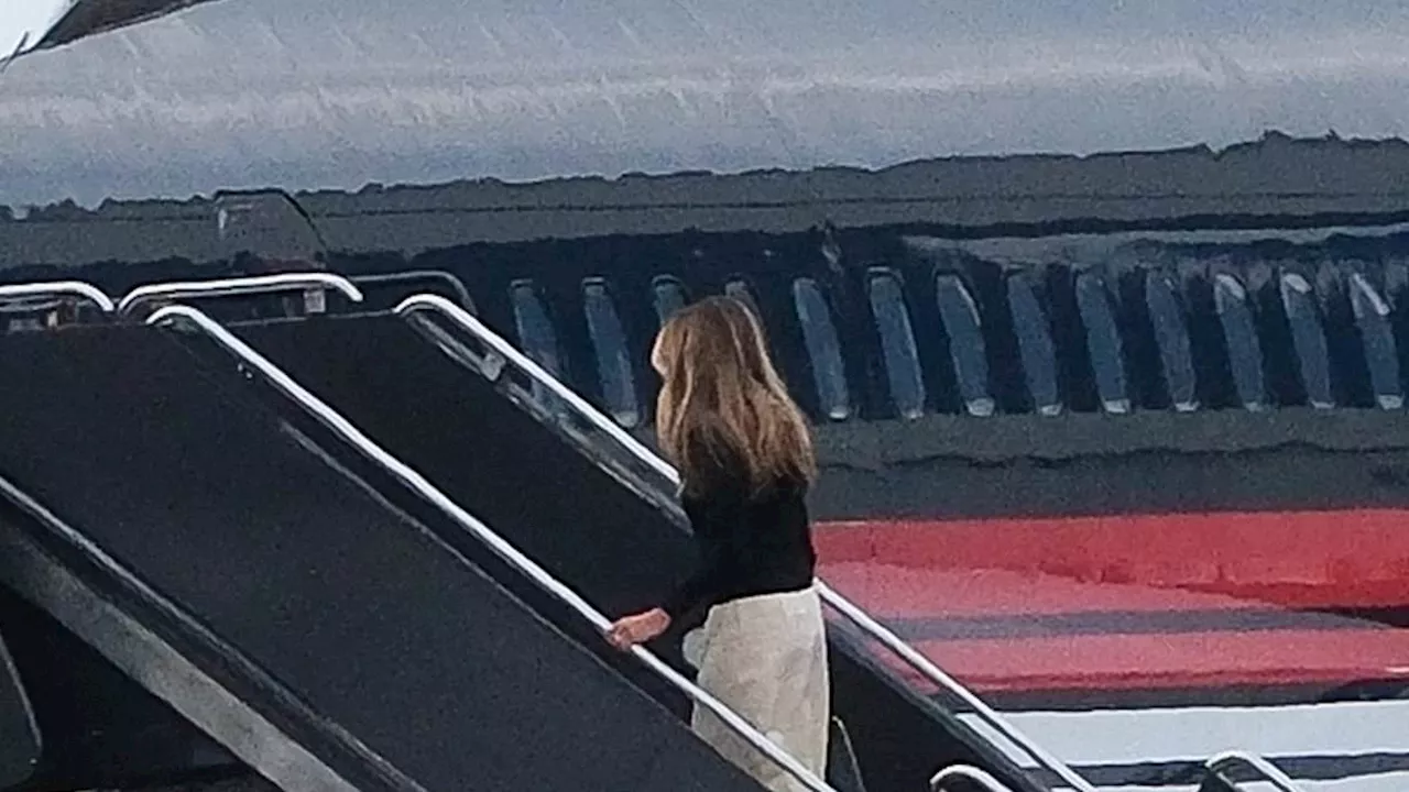 Melania and Ivanka Trump and Jared Kushner board flight to Milwaukee to watch Donald accept the...