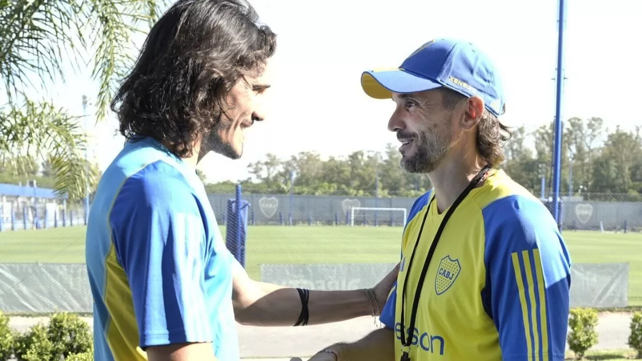 Diego Martínez debe decidir: el problema que enfrenta Edinson Cavani en Boca