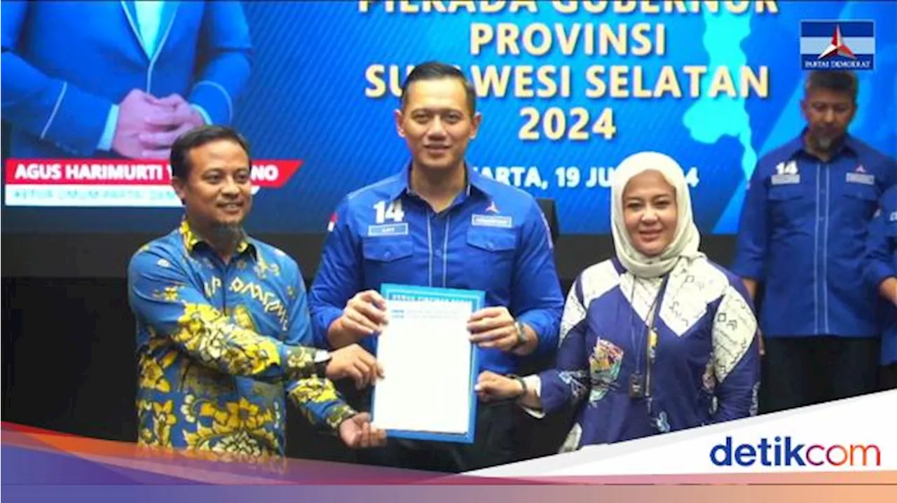 Andi Sudirman-Fatmawati Terima Rekomendasi Demokrat Maju Pilgub Sulsel 2024