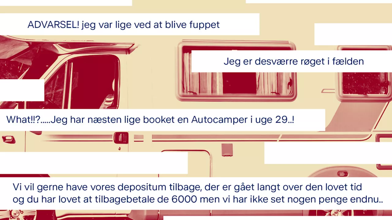 Svindel med autocampere boomer - udnytter at ferieformen er populær som aldrig før