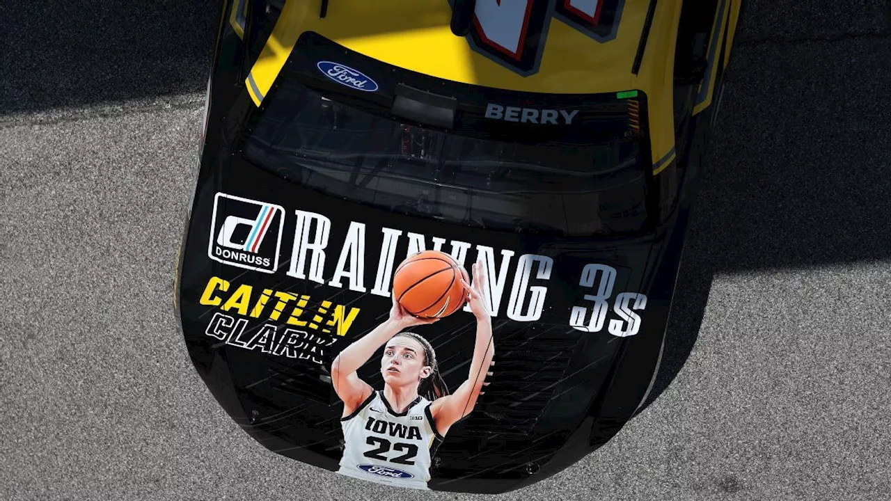 Image of Caitlin Clark to be on hood of car at Brickyard 400