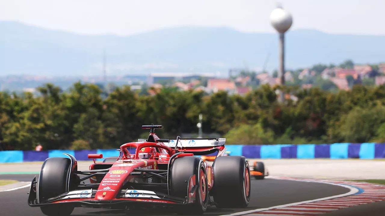 Reazione Ferrari a Budapest: Sainz al comando nelle Libere 1, Leclerc terzo dietro a Verstappen