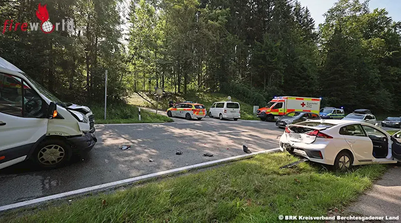 D: Vier Verletzte bei Auffahrunfall am Kleinen Walserberg