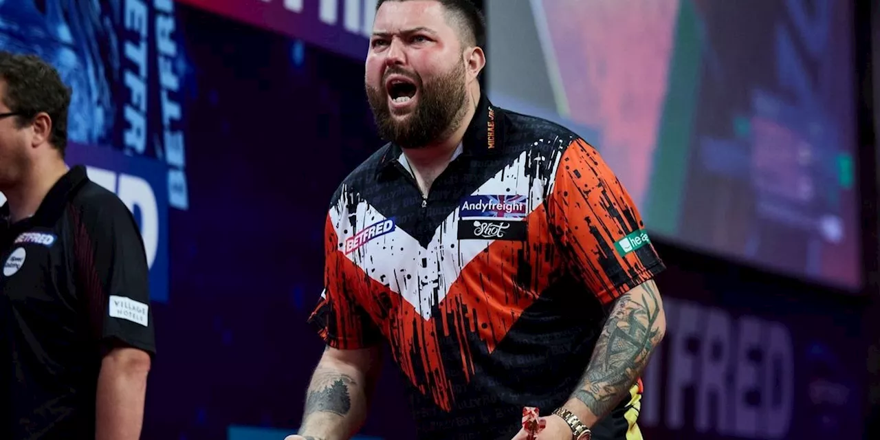 Darts: Michael Smith gewinnt englischen Showdown und wird Gegner von Michael van Gerwen beim World Matchplay