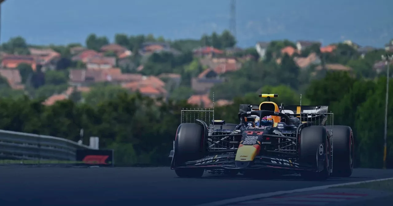 La P1 del GP de Hungría fue para Sainz, pese a los cambios de Red Bull para Max y Checo, que fue 11°