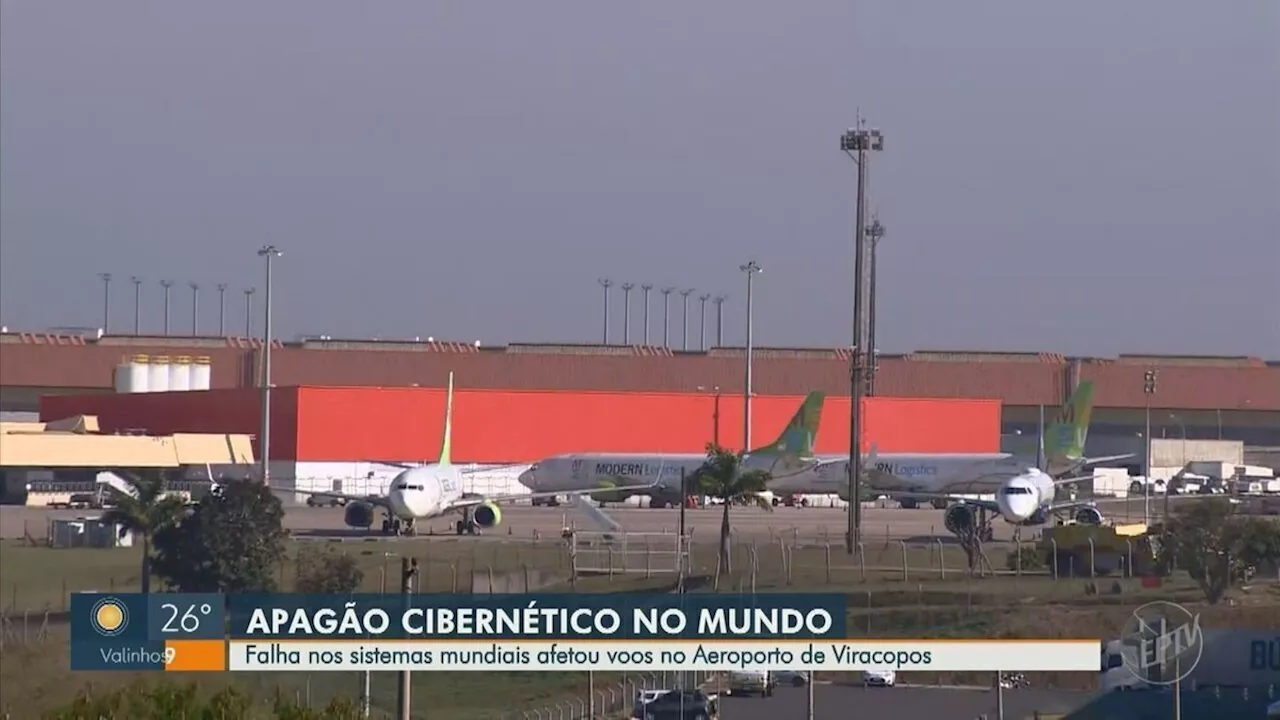 Apagão cibernético atrasa 24 partidas e 15 pousos da Azul no aeroporto de Viracopos; veja lista