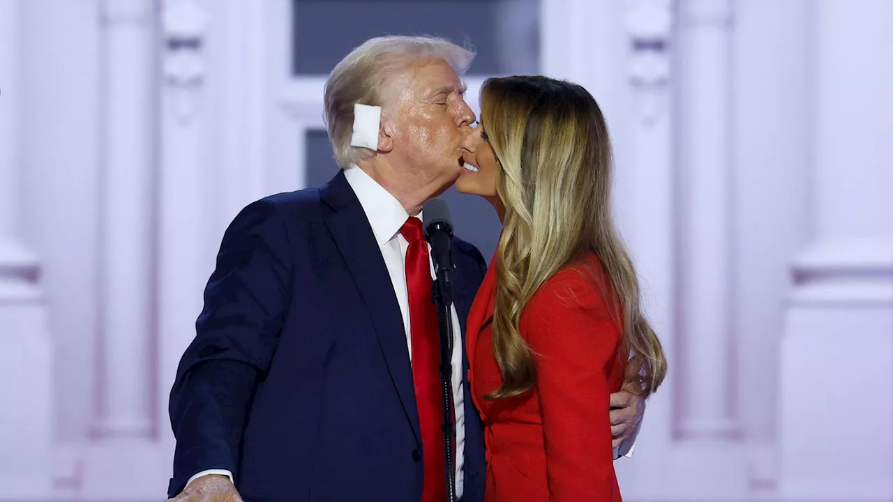 Melania Trump + Donald Trump: Seltene Zärtlichkeiten