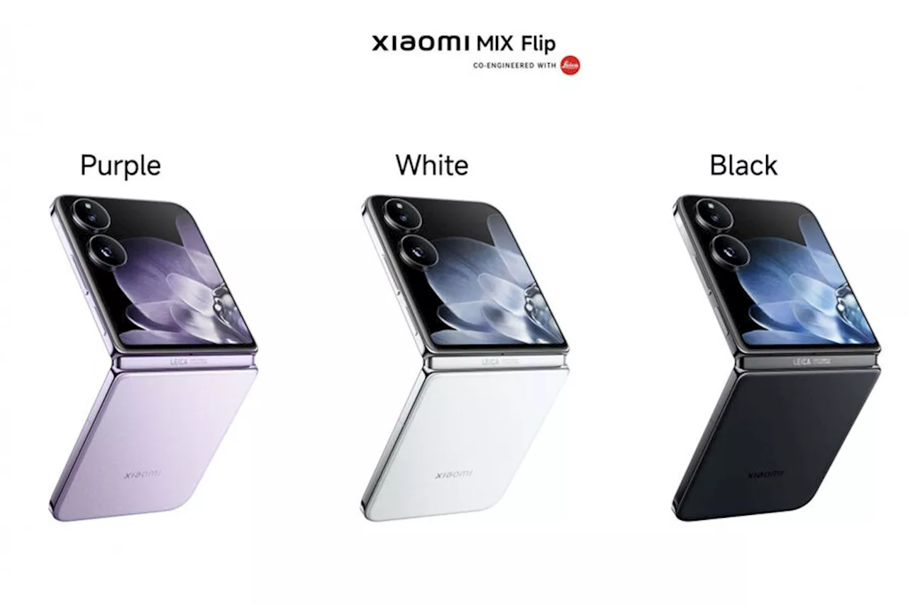 Представлен складной смартфон Xiaomi Mix Flip с большим внешним экраном