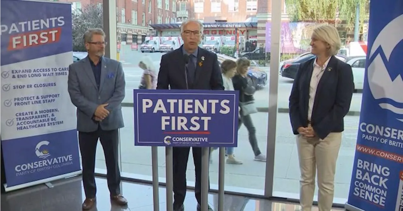 BC Conservatives tout hybrid public-private health care system to cut wait times