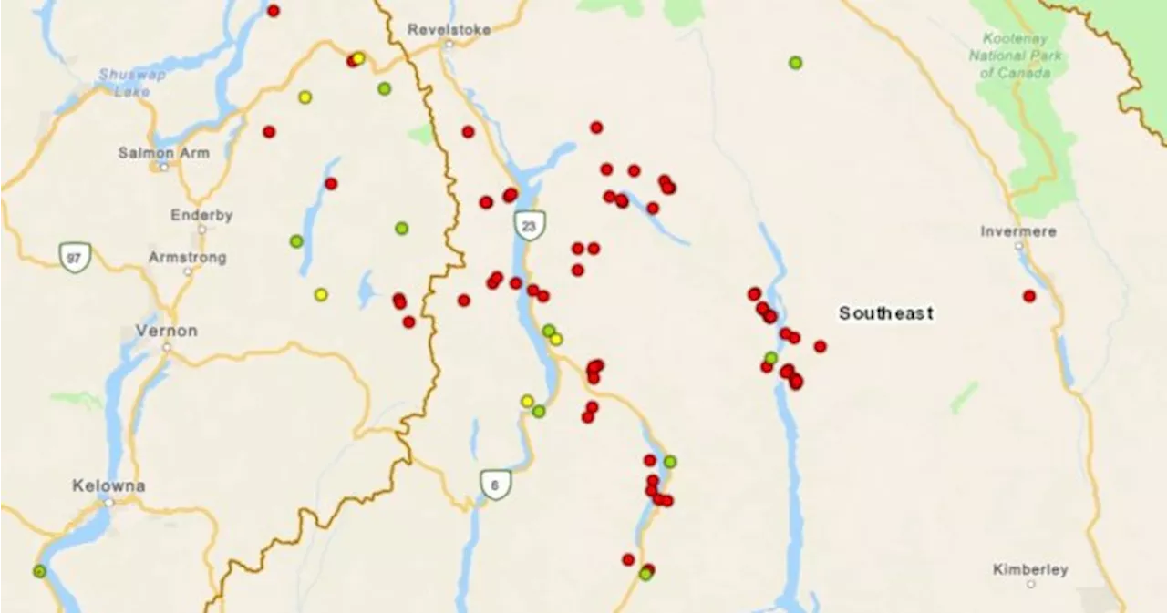 Southeast Fire Centre sees sudden spike in lightning-caused wildfires