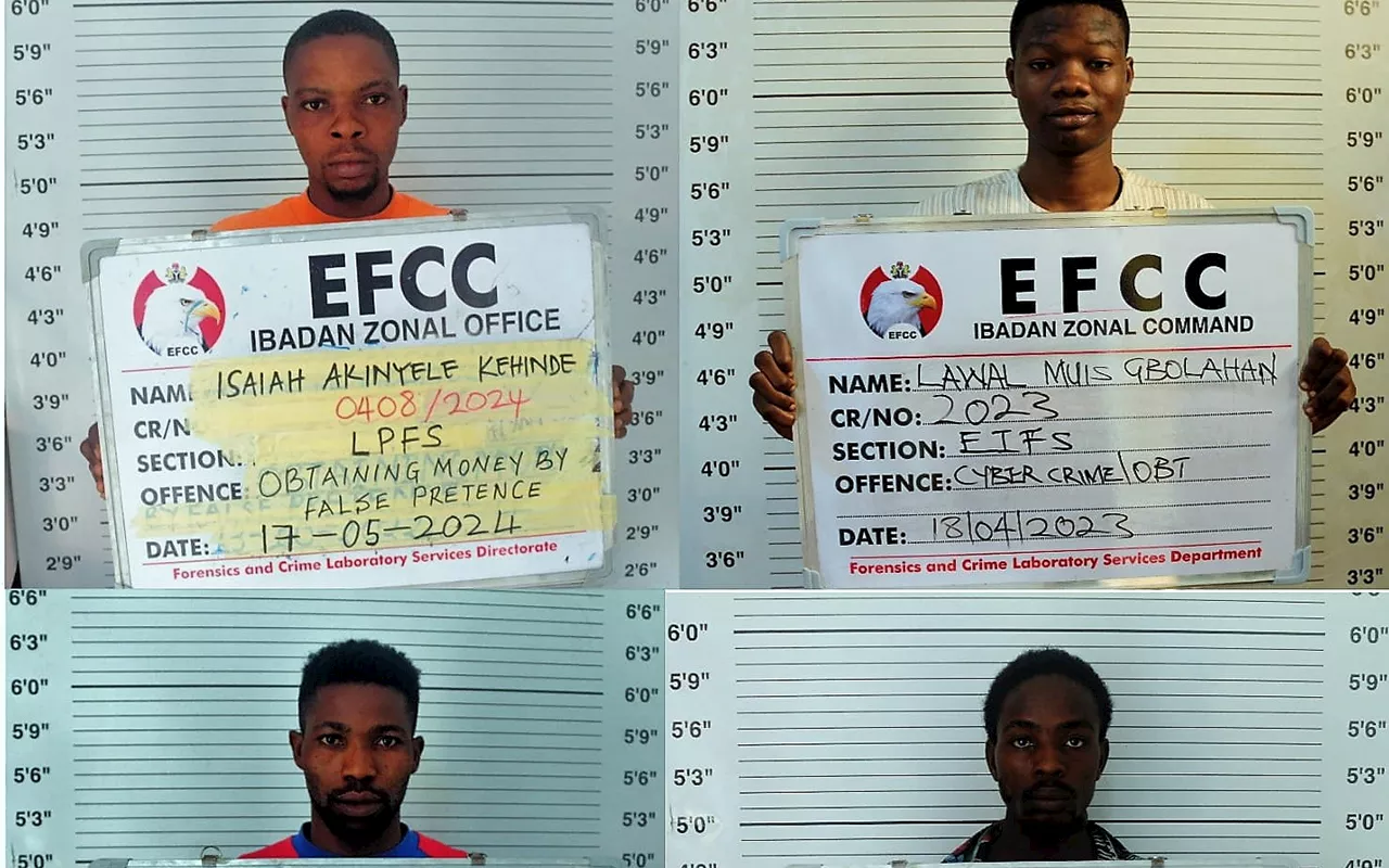 EFCC secures conviction of 34 Internet fraudsters in Oyo, Osogbo, Ogun, Kaduna