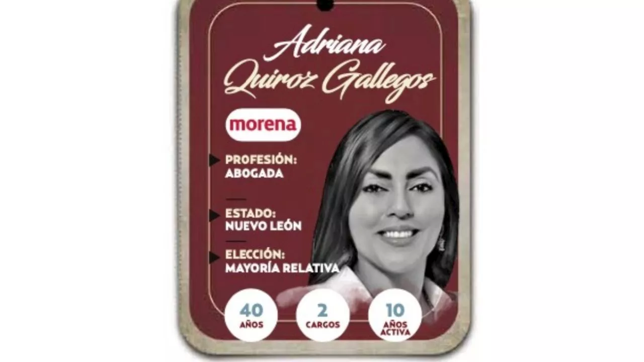 ¿Quién es Adriana Quiroz Gallegos, conoce a la próxima diputada?