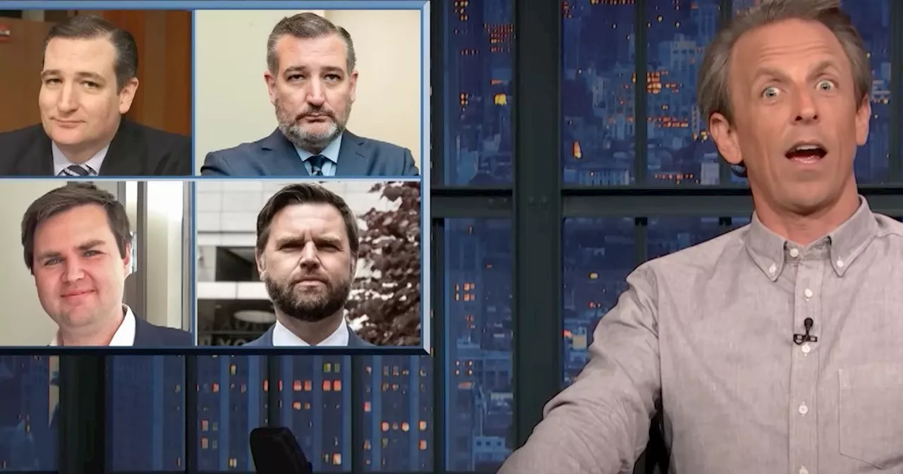 Seth Meyers Has Hilarious Theory About Trump Haters-Turned-Toadies Growing Beards