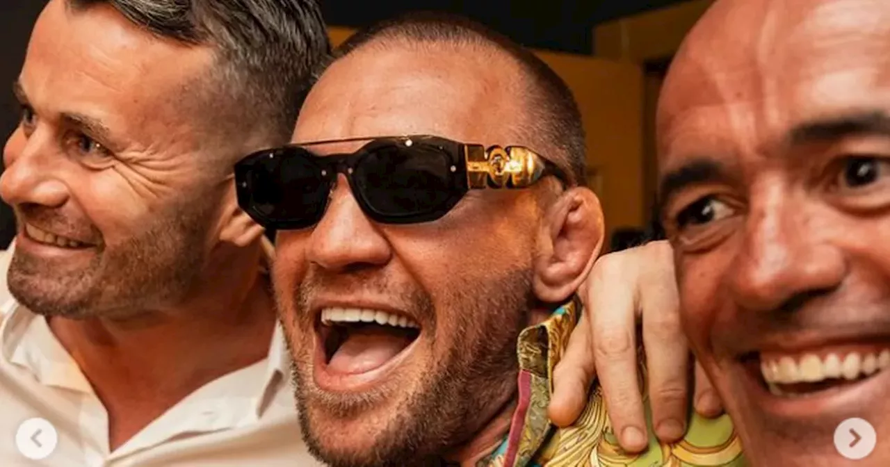 Conor McGregor parties with legendary Irish goalkeeper in Marbella