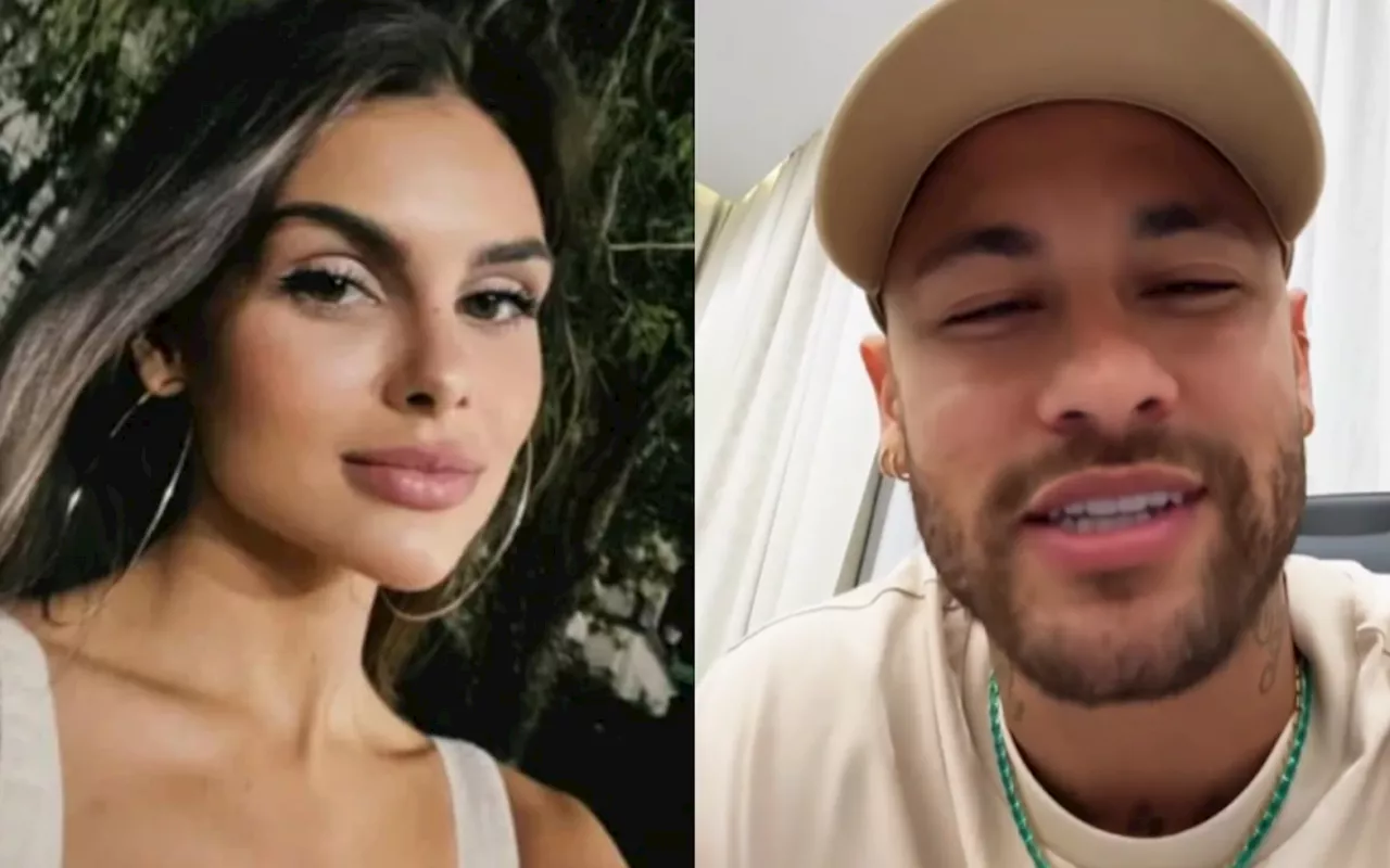 Amanda Kimberlly posta foto de Neymar no parto de Helena e web reage