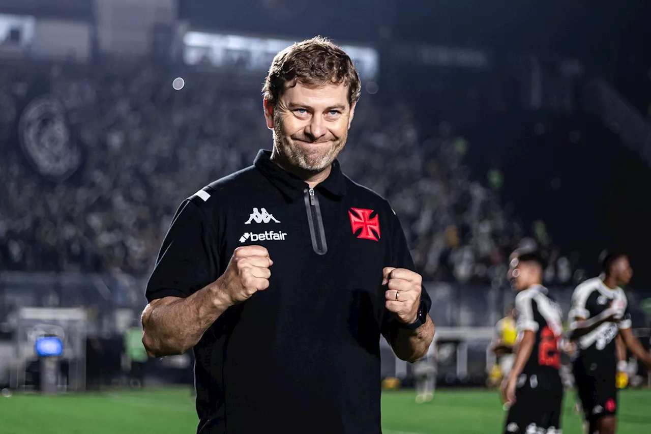 Quatro vitórias seguidas: os méritos de Rafael Paiva na sequência positiva do Vasco no Brasileirão