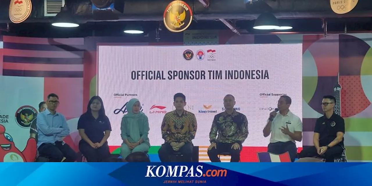 Olimpiade 2024: NOC Indonesia Didukung 6 Sponsor, Pin Khusus untuk Defile