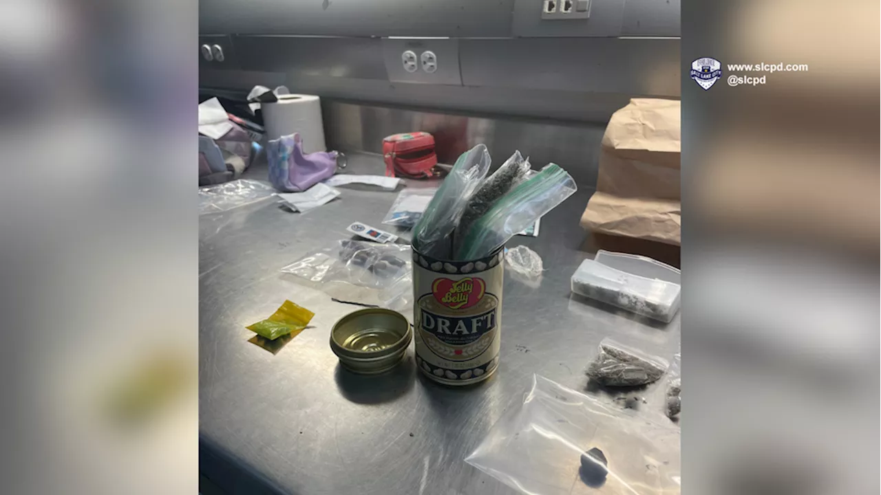 Woman facing felony charges after Salt Lake City police find drugs hidden in aluminum can