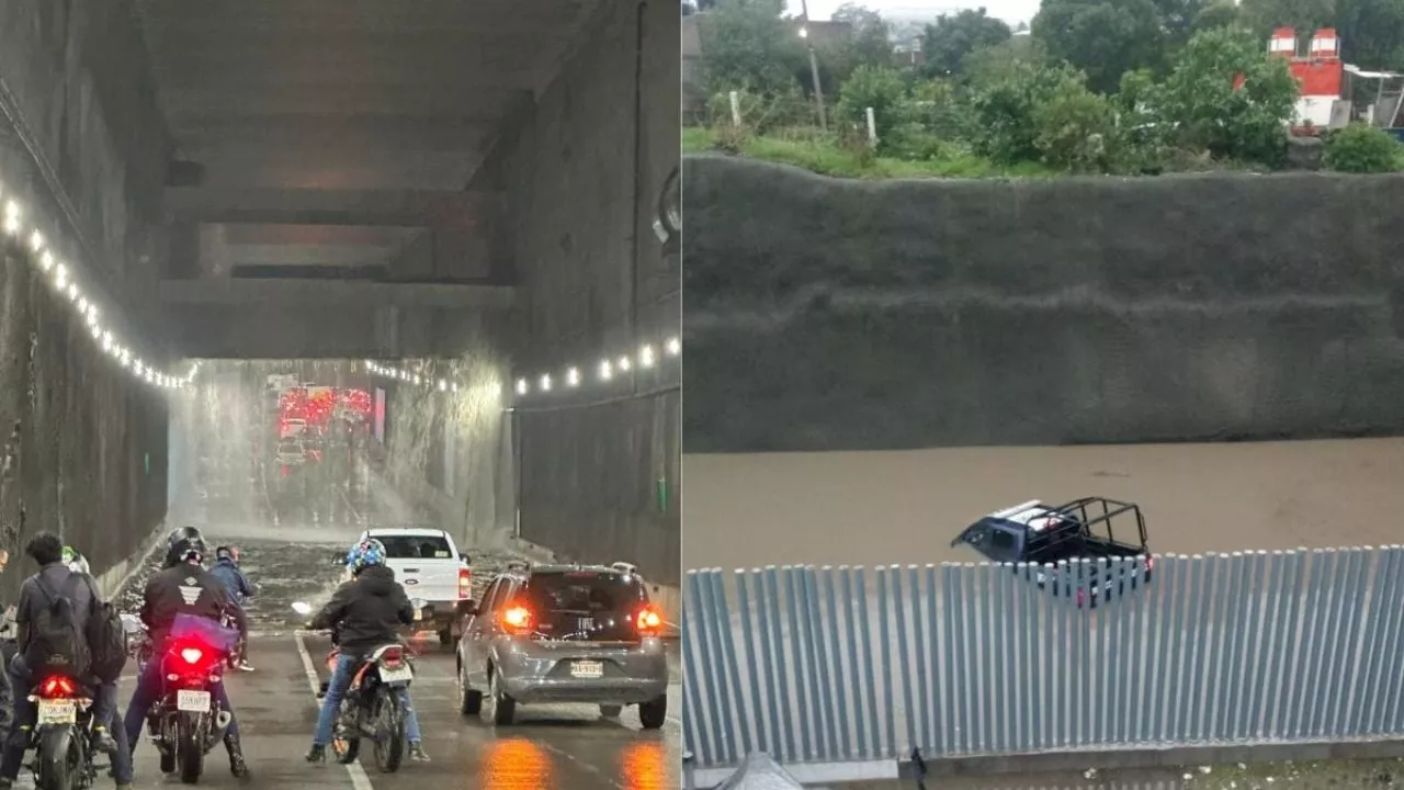 Inundaciones colapsan Insurgentes, Periférico y Barranca del Muerto en CDMX