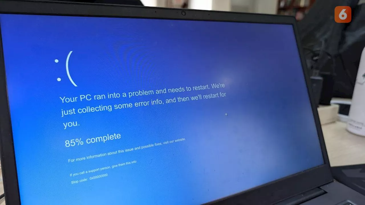 Pengguna Windows di Dunia Terkena Blue Screen of Death Massal, CrowdStrike Diduga Jadi Biang Kerok!