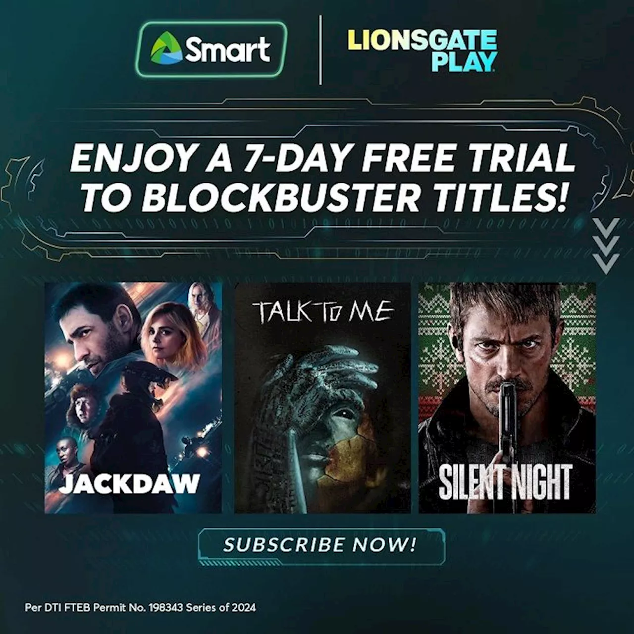 Exclusive for Smart subscribers: Unlock Lionsgate Play for free