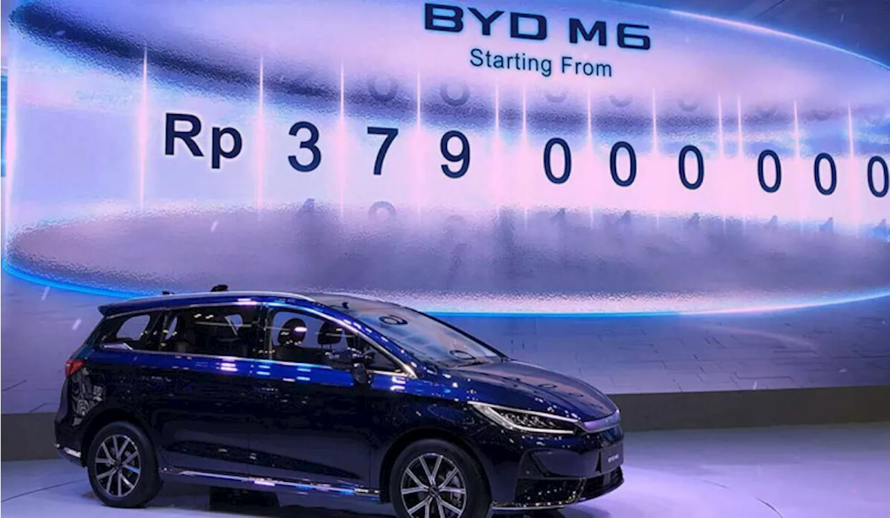 Diluncurkan di GIIAS 2024, BYD M6 Jadi Mobil MPV Listril Pertama di Indonesia, Ini Harganya