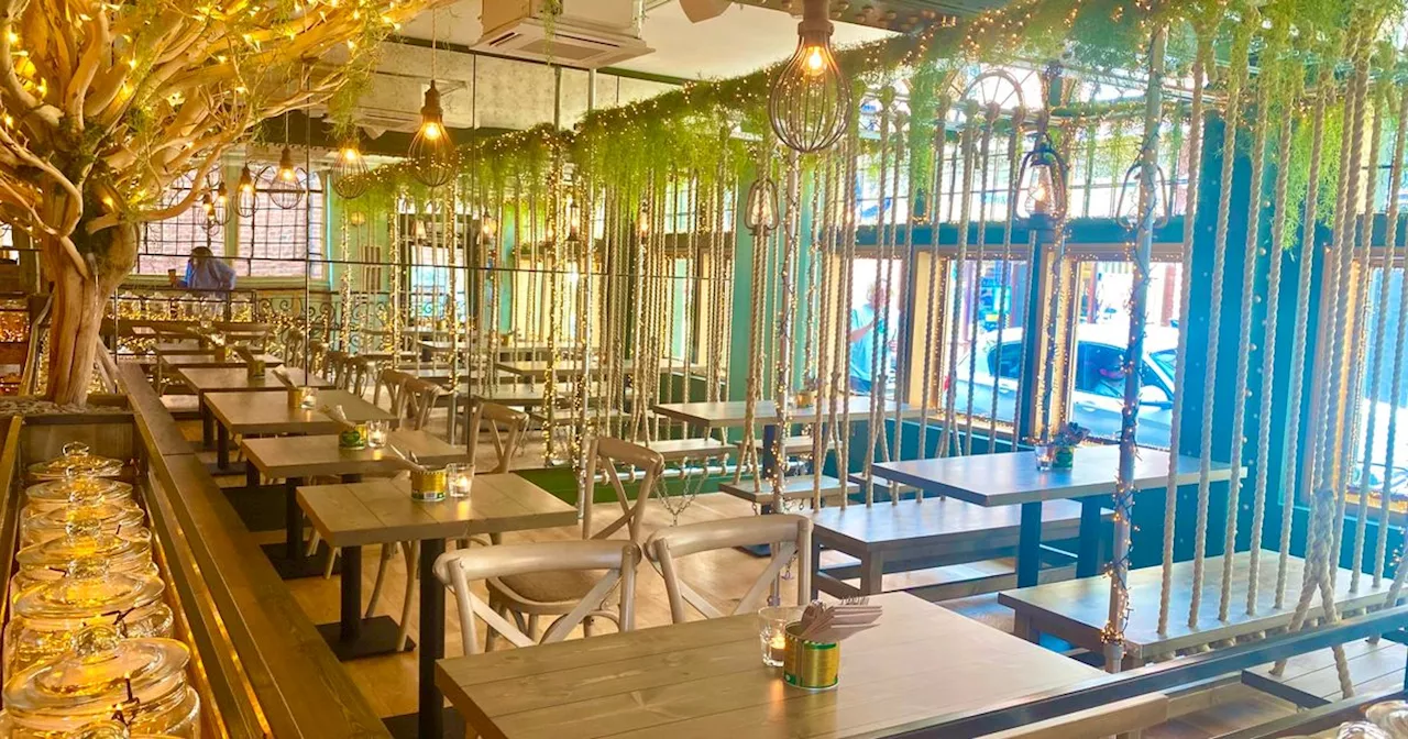 Inside stunning new Mowgli restaurant inside old bank in historic market town