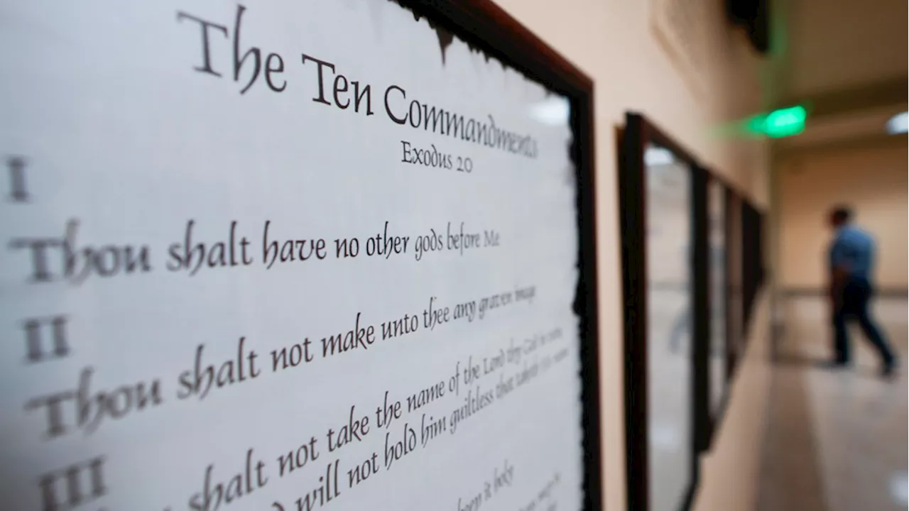 Louisiana delays Ten Commandments in classrooms as lawsuit plays out