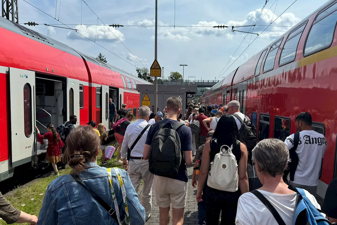 Defekte Oberleitung stört Zugverkehr in Hessen