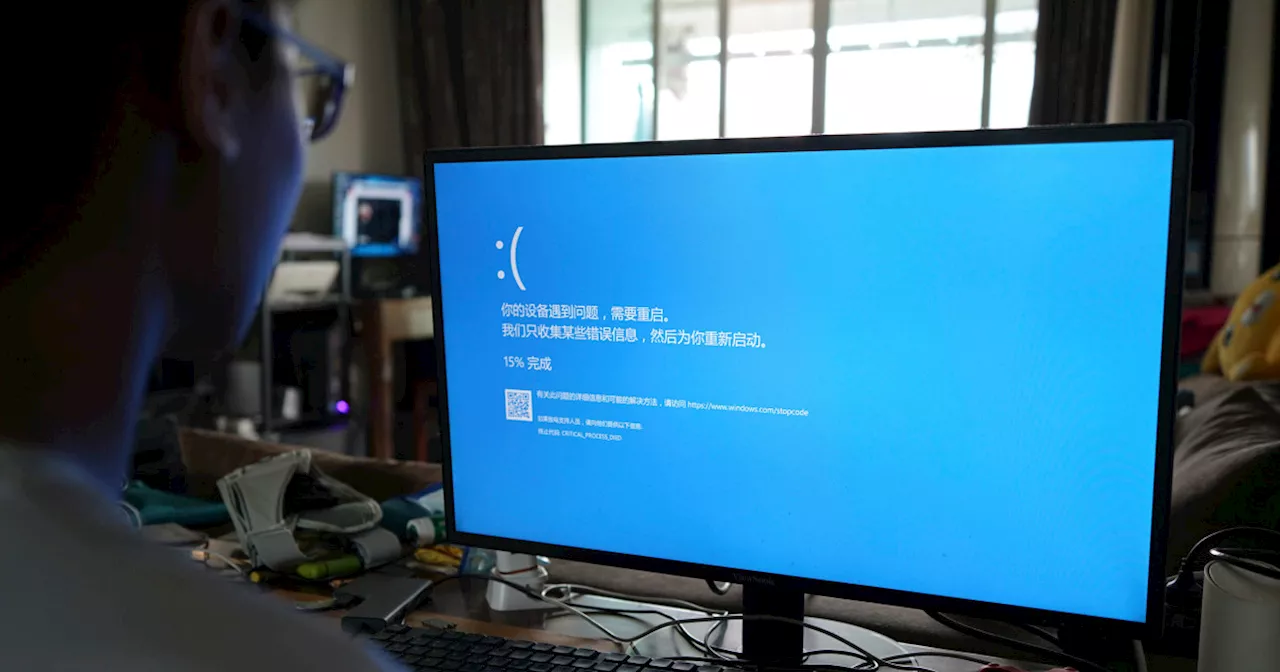 Microsoft's ‘Blue Screen of Death’ makes a return to computers around the world