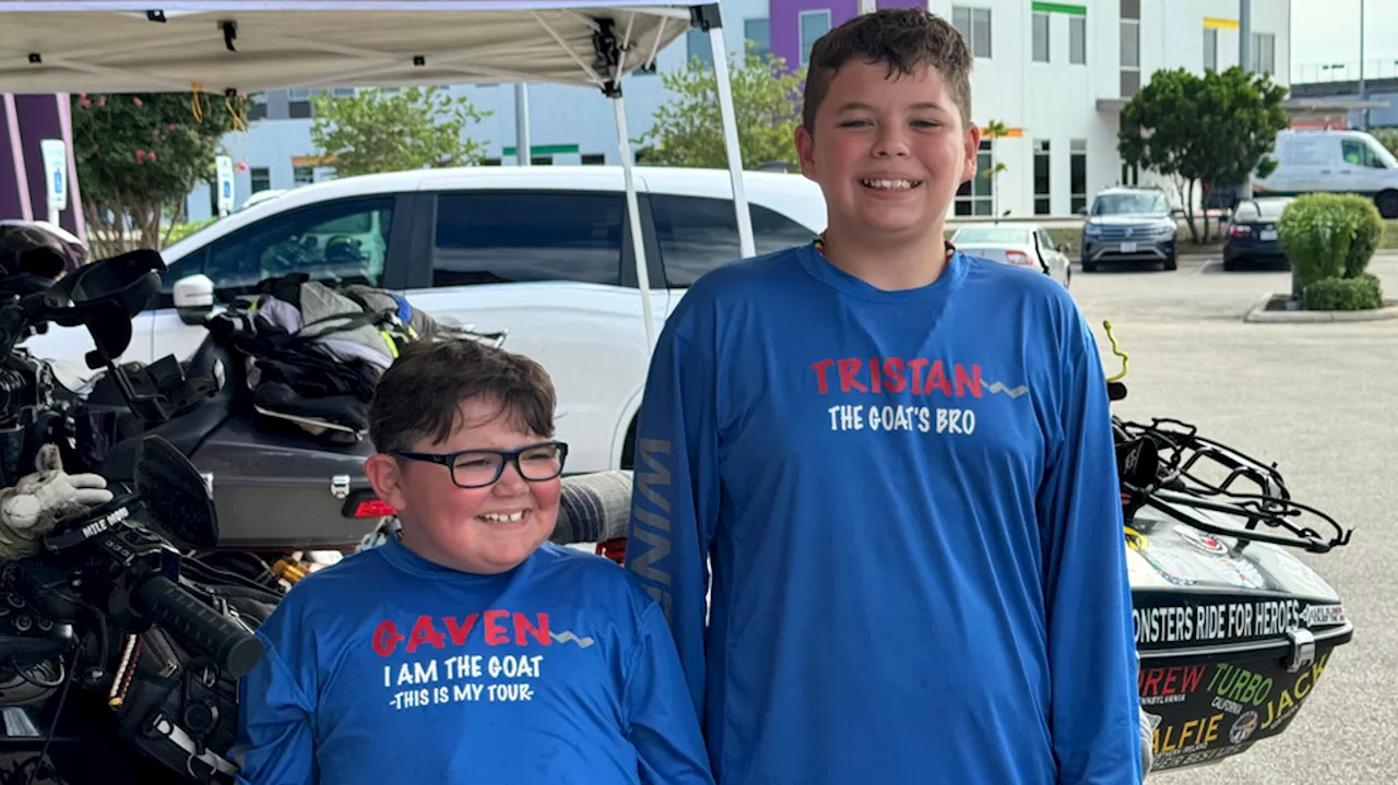 Boy completes epic journey to every Harley Davidson in Texas amid terminal illness