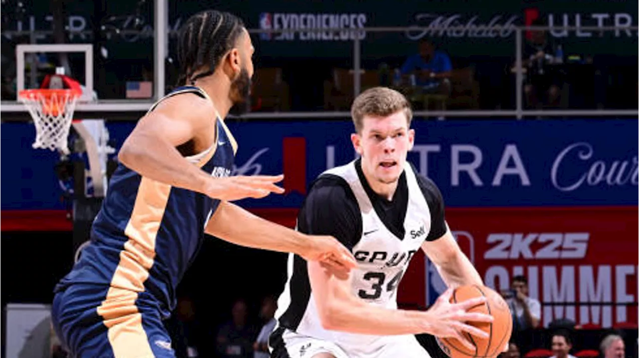 Riley Minix shines in Spurs debut, ignites hope for Summer League success