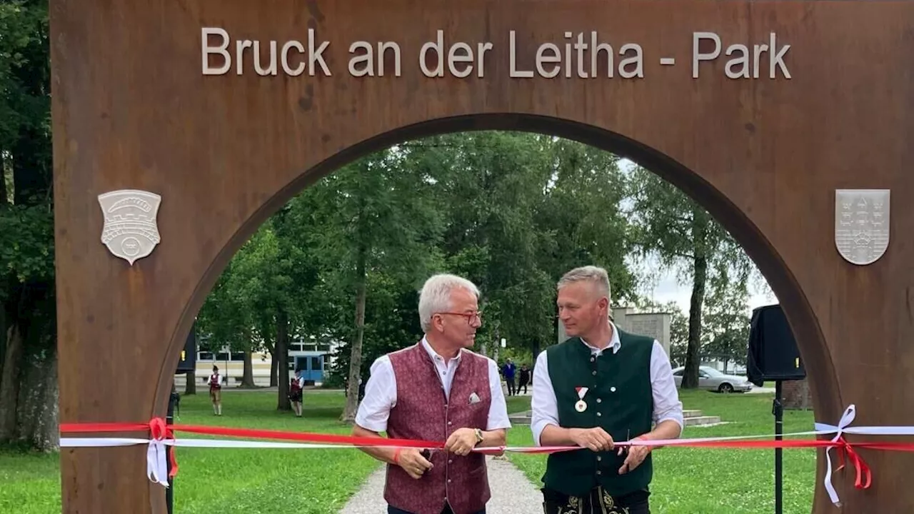 Bruckmühl hat jetzt einen „Bruck an der Leitha-Park“