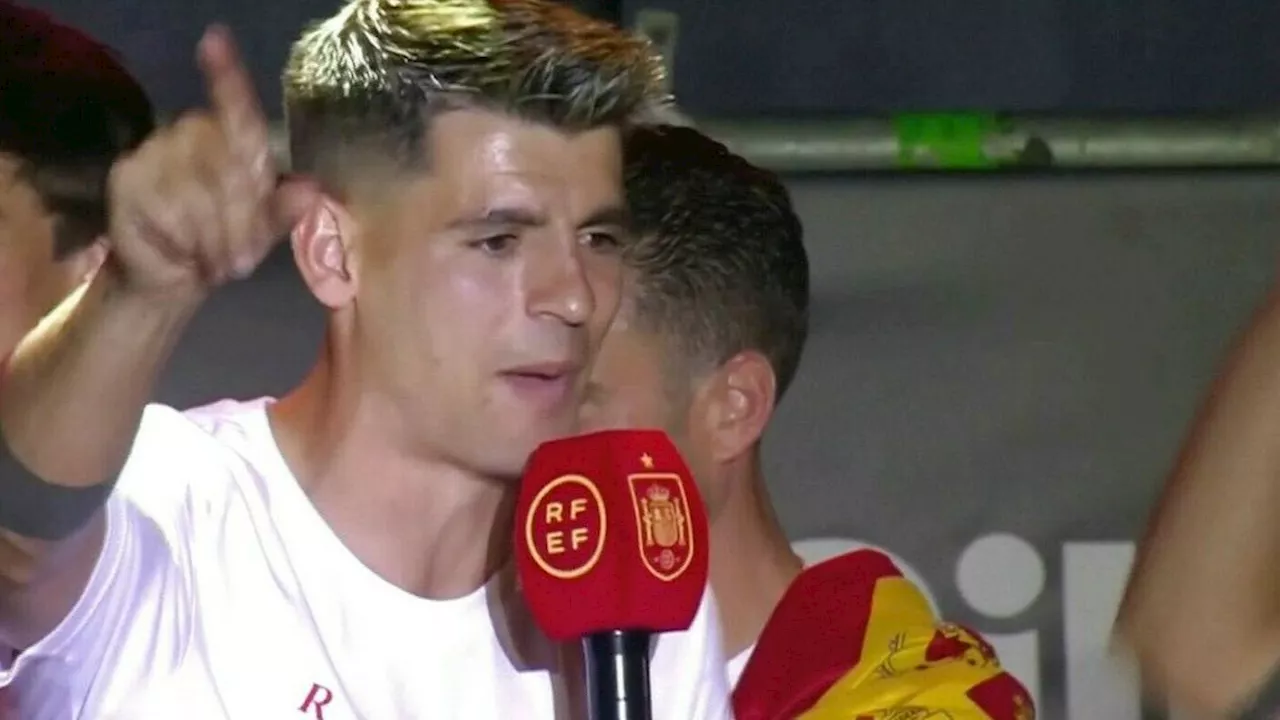 UEFA stelt onderzoek in naar Rodri en Morata om Gibraltar-lied tijdens huldiging