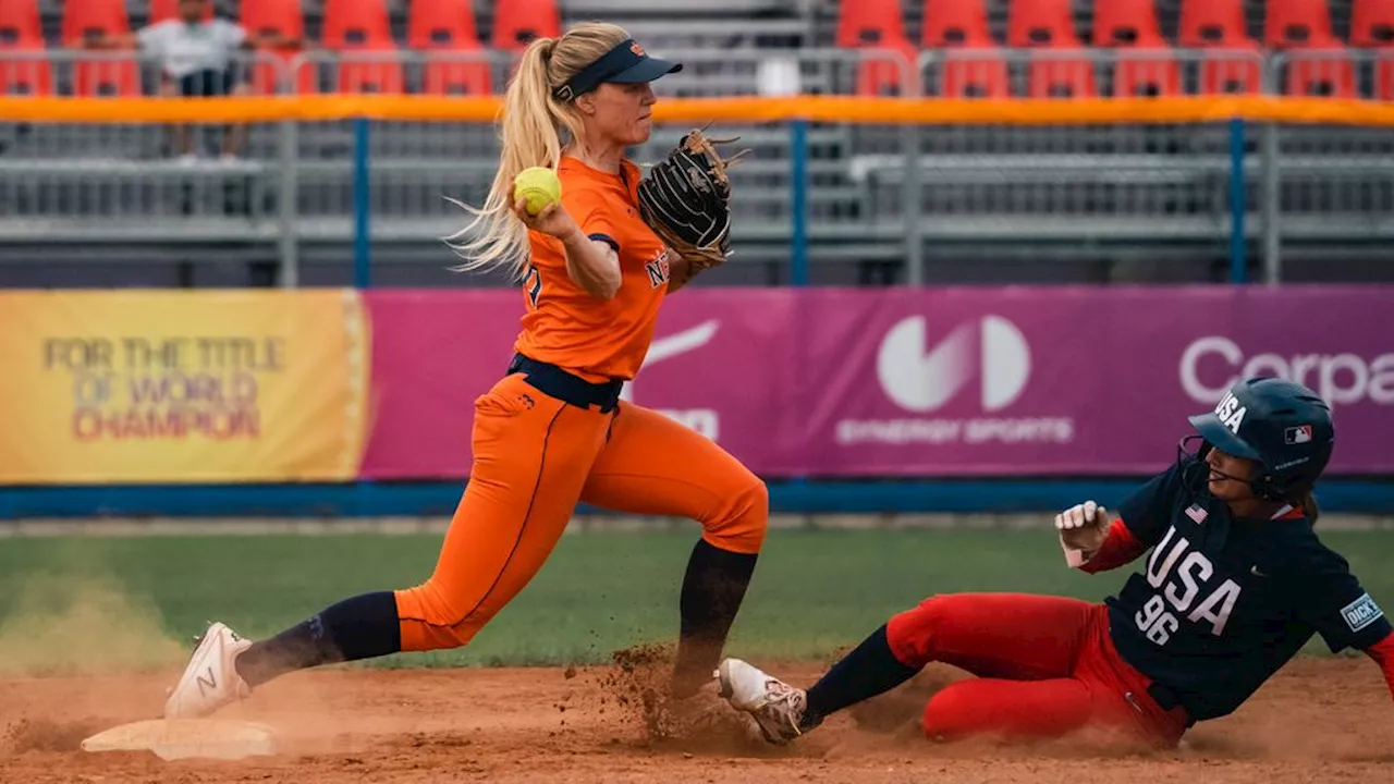 Softbalsters kansloos tegen VS, Canada tegenstander in strijd om brons