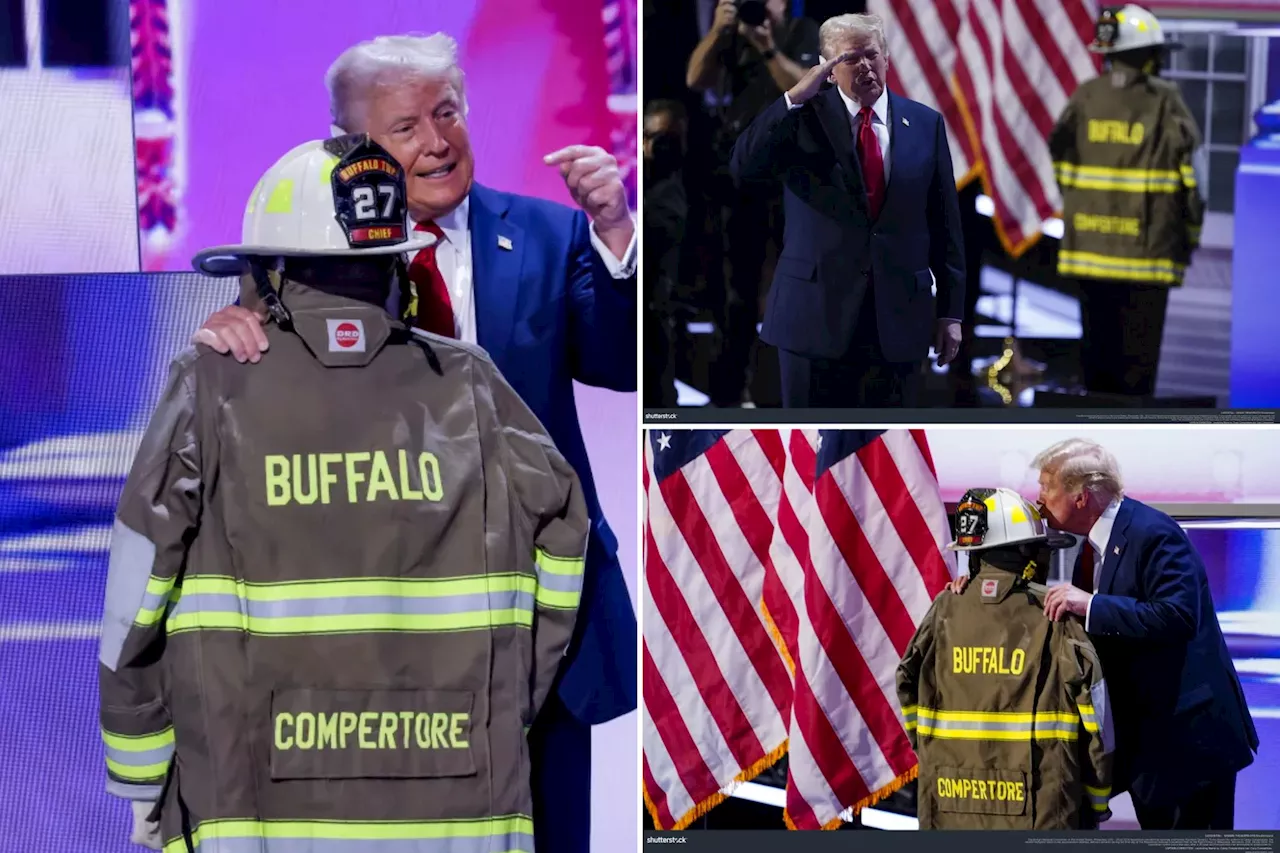 Corey Comperatore's last name misspelled on firefighter jacket because it wouldn't fit — not a misstep by Trump campaign, RNC