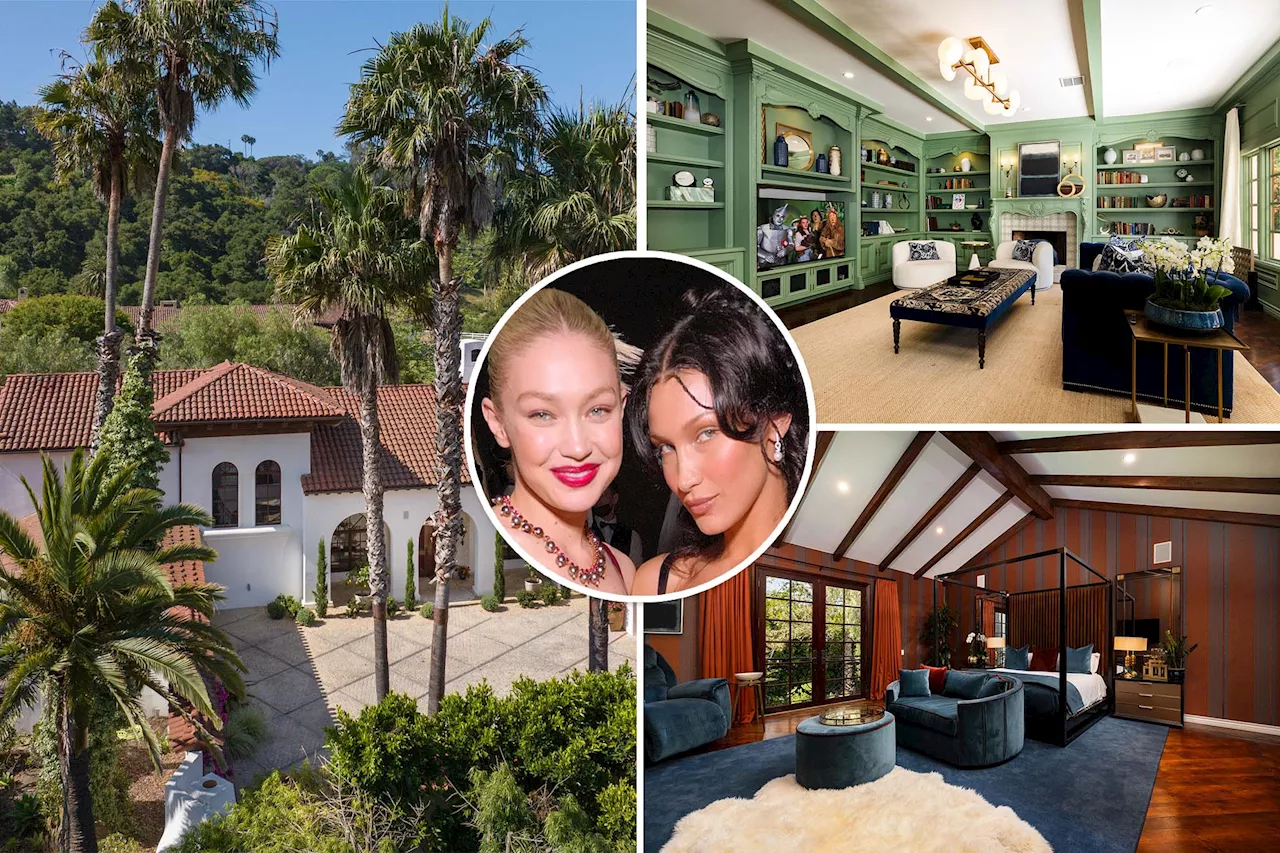 Inside Gigi and Bella Hadid's childhood home -- now listed for $8.85M