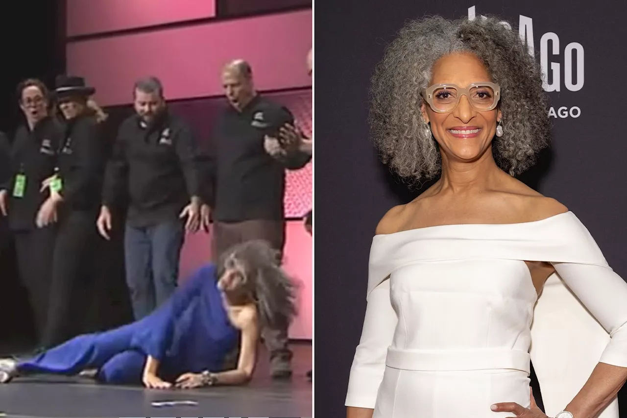 Carla Hall Relives Epic Wardrobe Malfunction (and Dramatic Onstage Fall) with Hilarious Throwback Video: Watch!