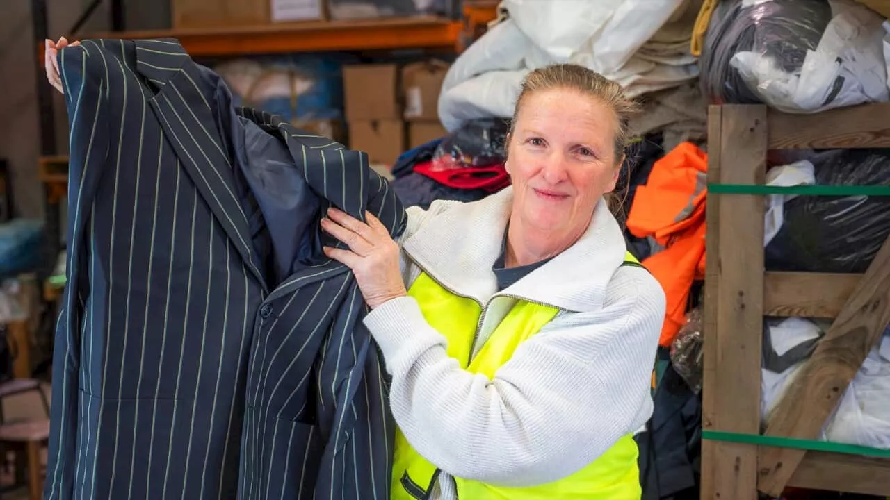 Annie repurposes old school uniforms and has so far kept 100 tonnes out of landfill. Here’s how