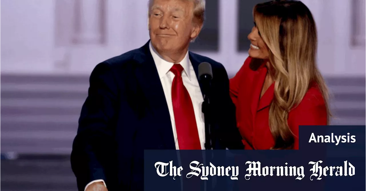 Two different Donald Trumps occupy the stage as former president accepts nomination