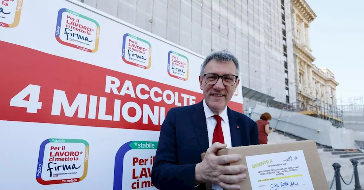 Ecco cosa prevedono i quattro referendum della Cgil sul lavoro