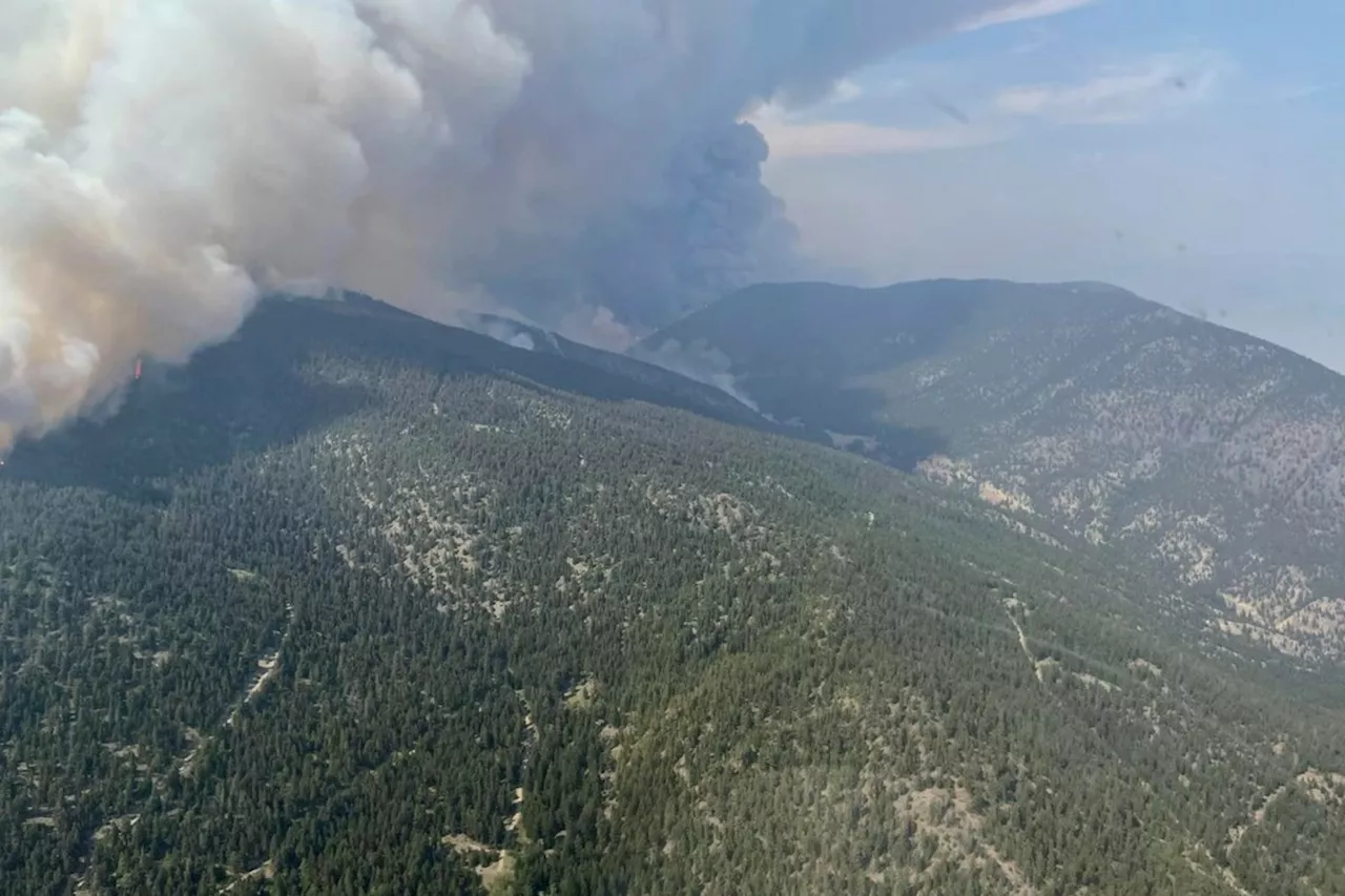 Wildfire near Spences Bridge, B.C., explodes in size overnight as heat wave continues