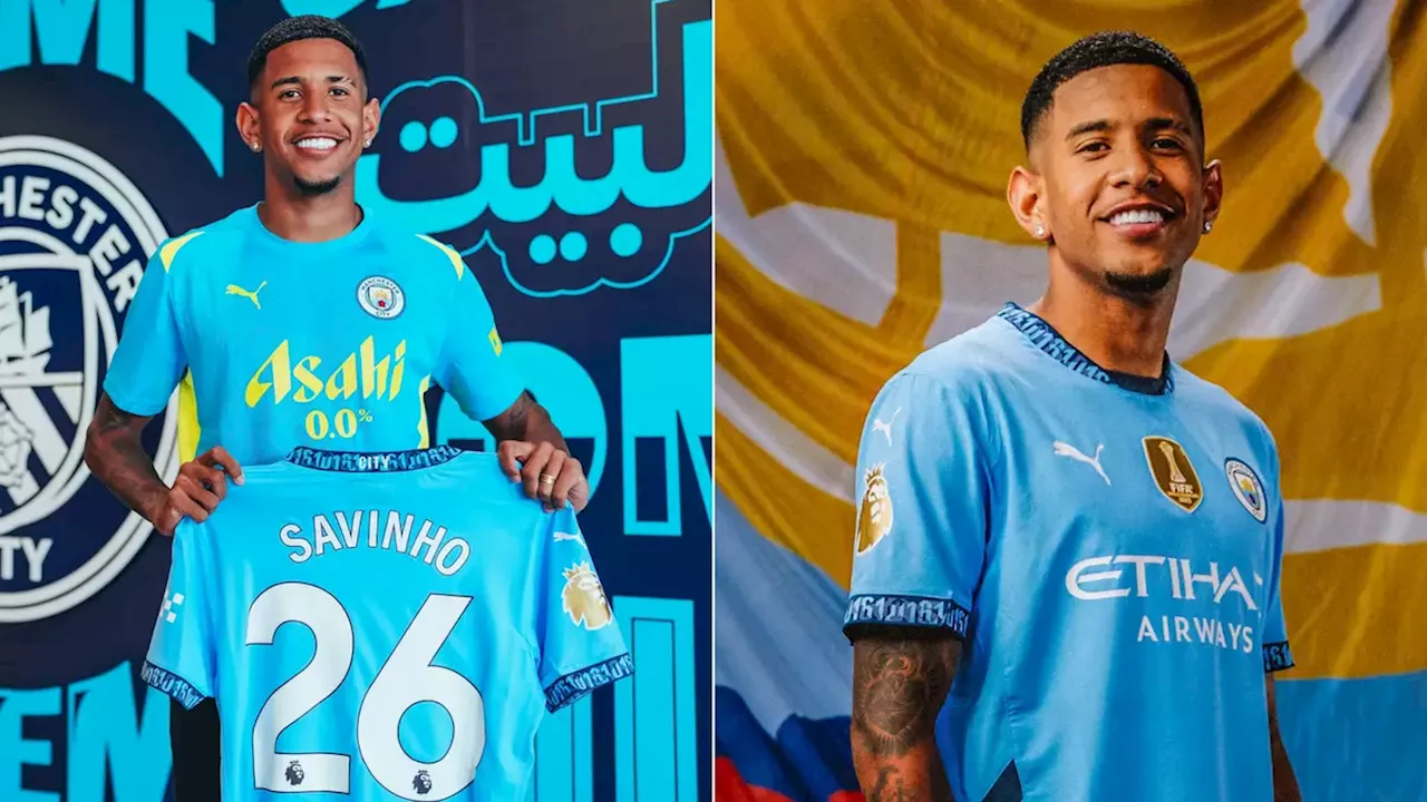 Why new Man City signing Savio wears 'Savinho' on the back of his shirt