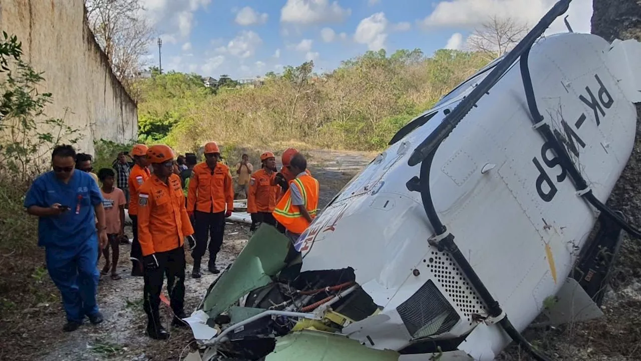 Five, including two Australians, survive helicopter crash in Bali