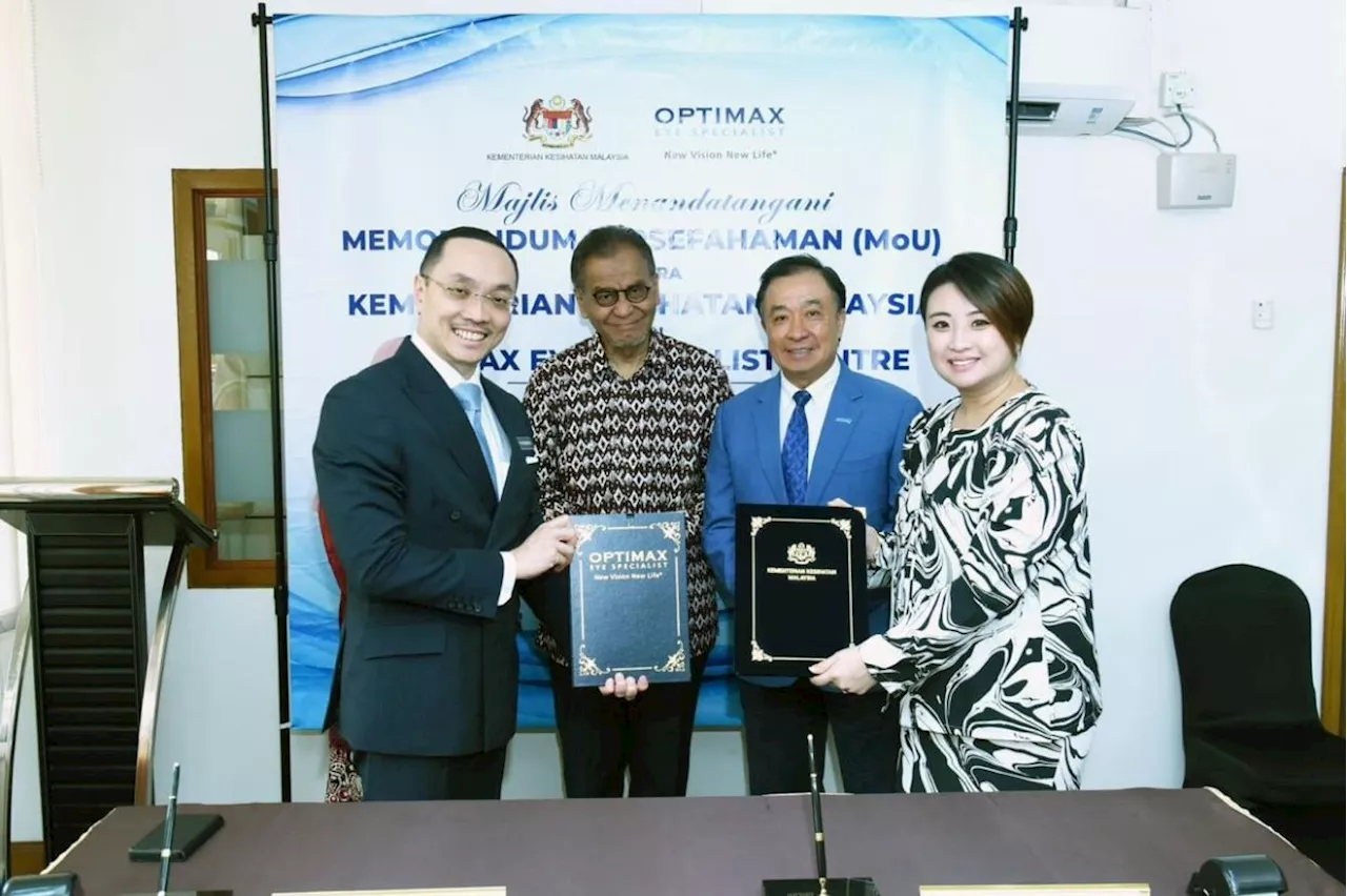 Optimax signs MoU with Health Ministry for school eye care