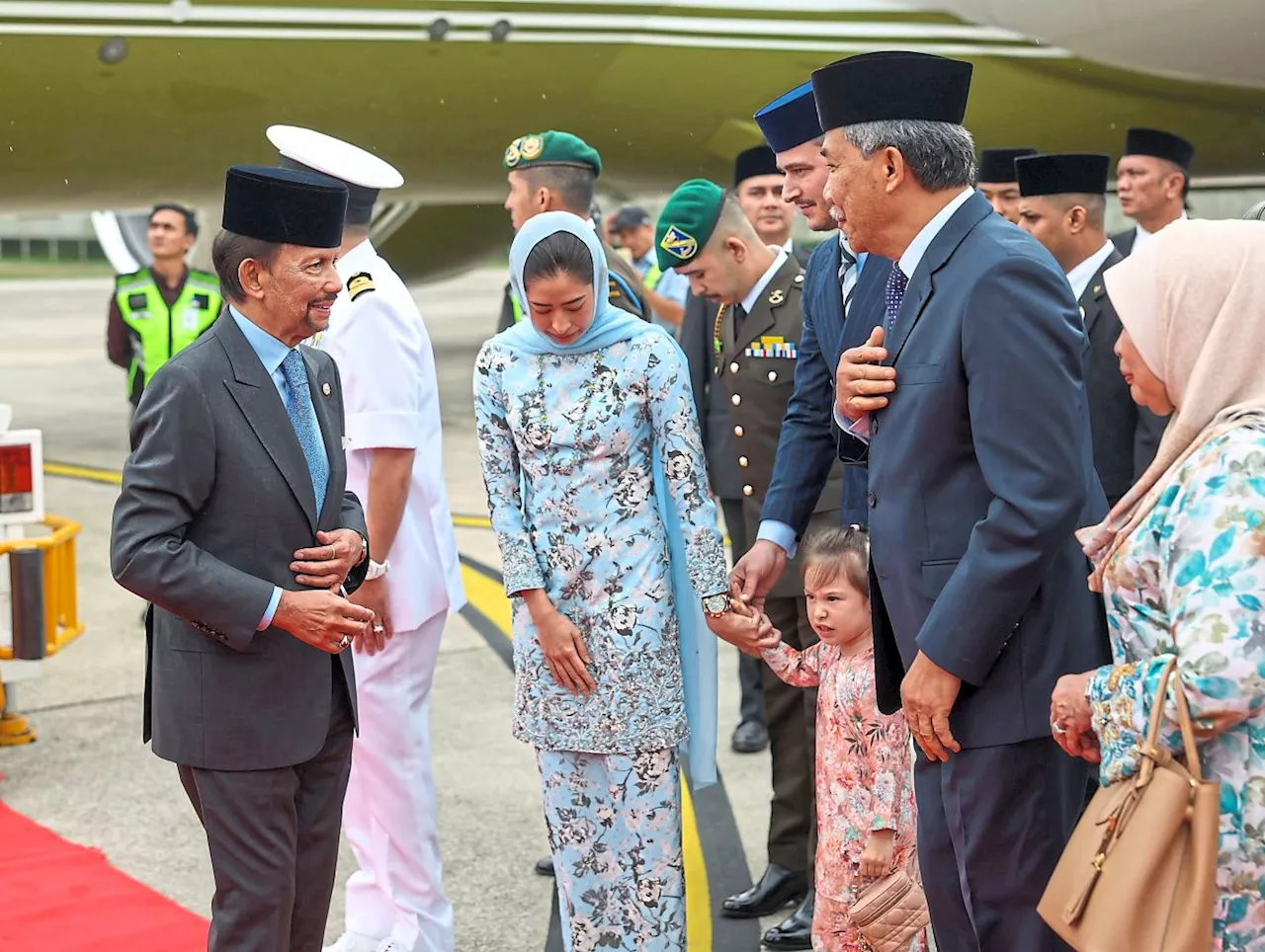 Royal welcome for Brunei’s Sultan Hassanal