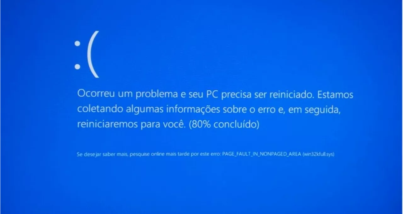 CrowdStrike: grave apagão cibernético afeta a Microsoft e provoca tela azul no mundo todo