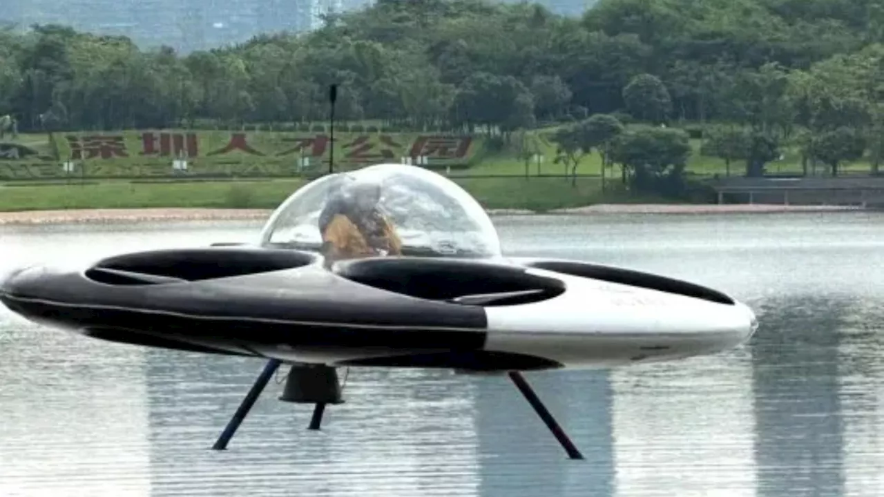 Watch as incredible ‘UFO taxi’ EV takes off during test flight ahead of potential debut